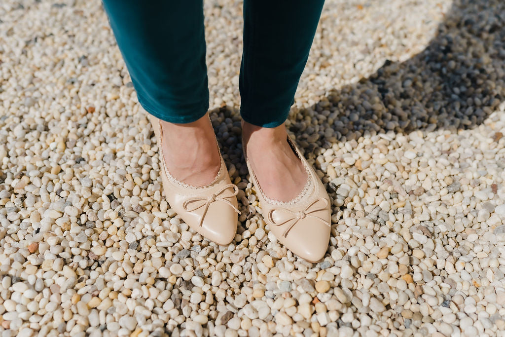The Signature Pair — 1 Sand Footie Dress Sock