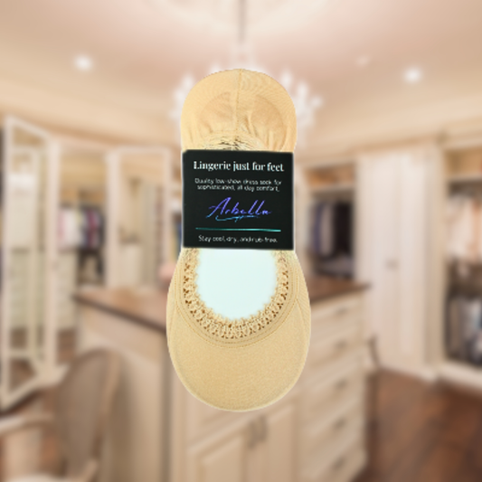 The Signature Pair — 1 Sand Footie Dress Sock