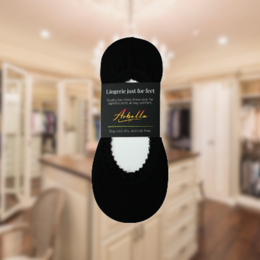 The Signature Pair — 1 Black Footie Dress Sock